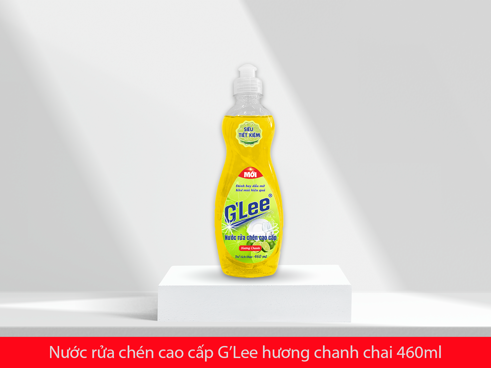 Nước rửa chén cao cấp G'Lee - Hương chanh tươi (460ml)
