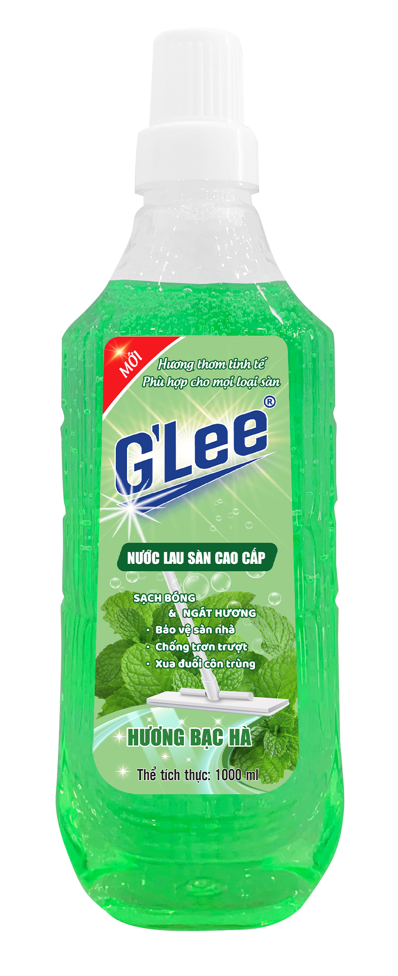 Nước lau sàn cao cấp G’Lee – Hương bạc hà(1L)
