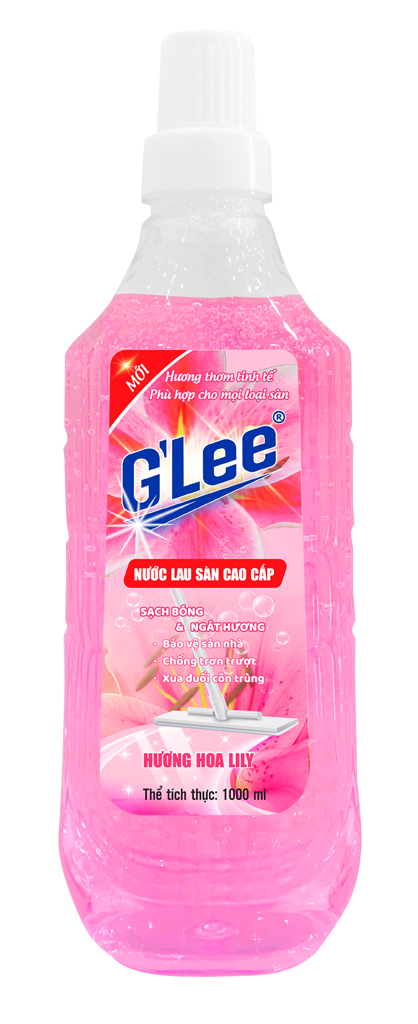 Nước lau sàn cao cấp G’Lee – Hương hoa LiLy(1L)