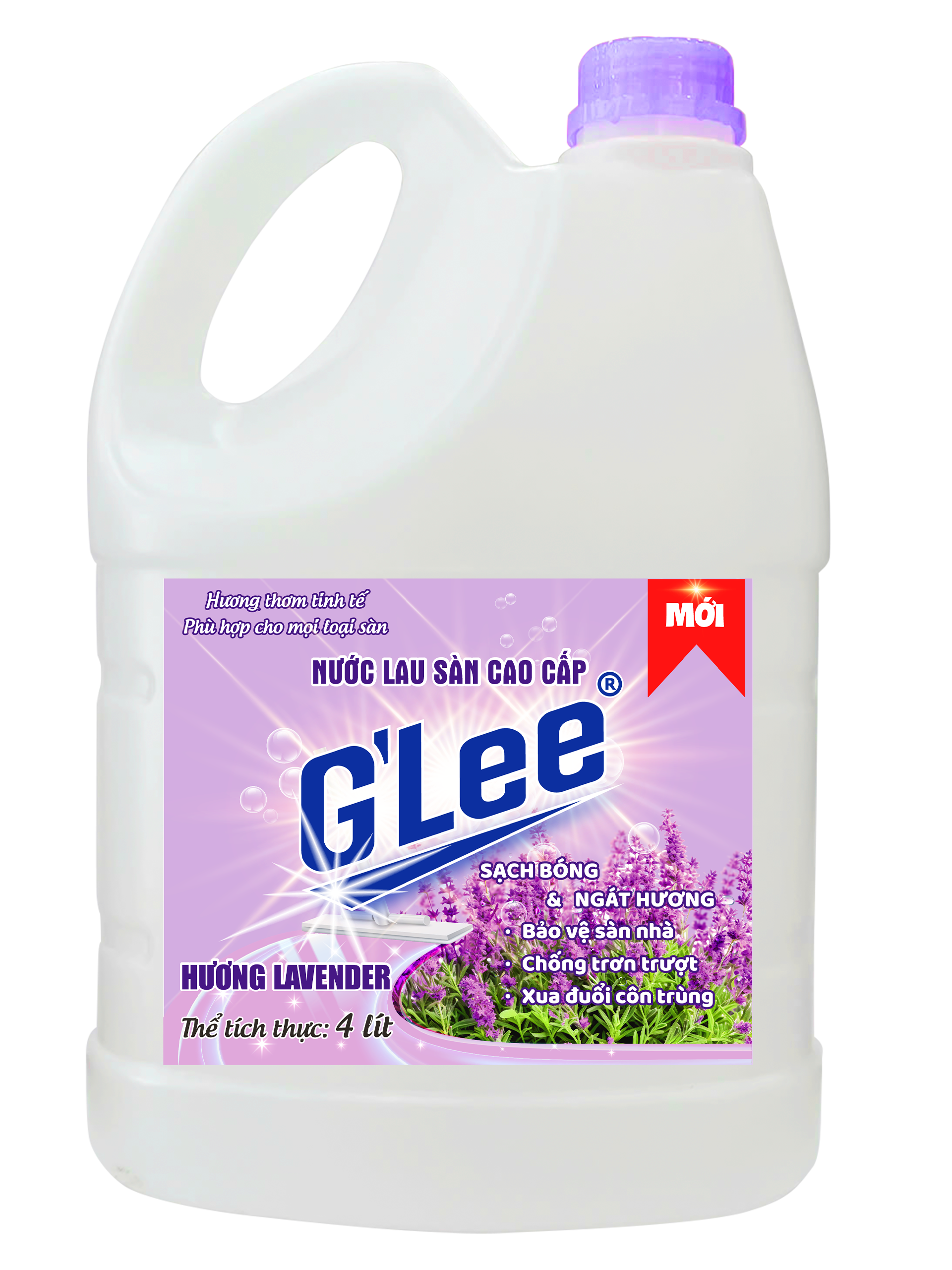 Nước lau sàn cao cấp G’Lee – Hương Lavender(4L)