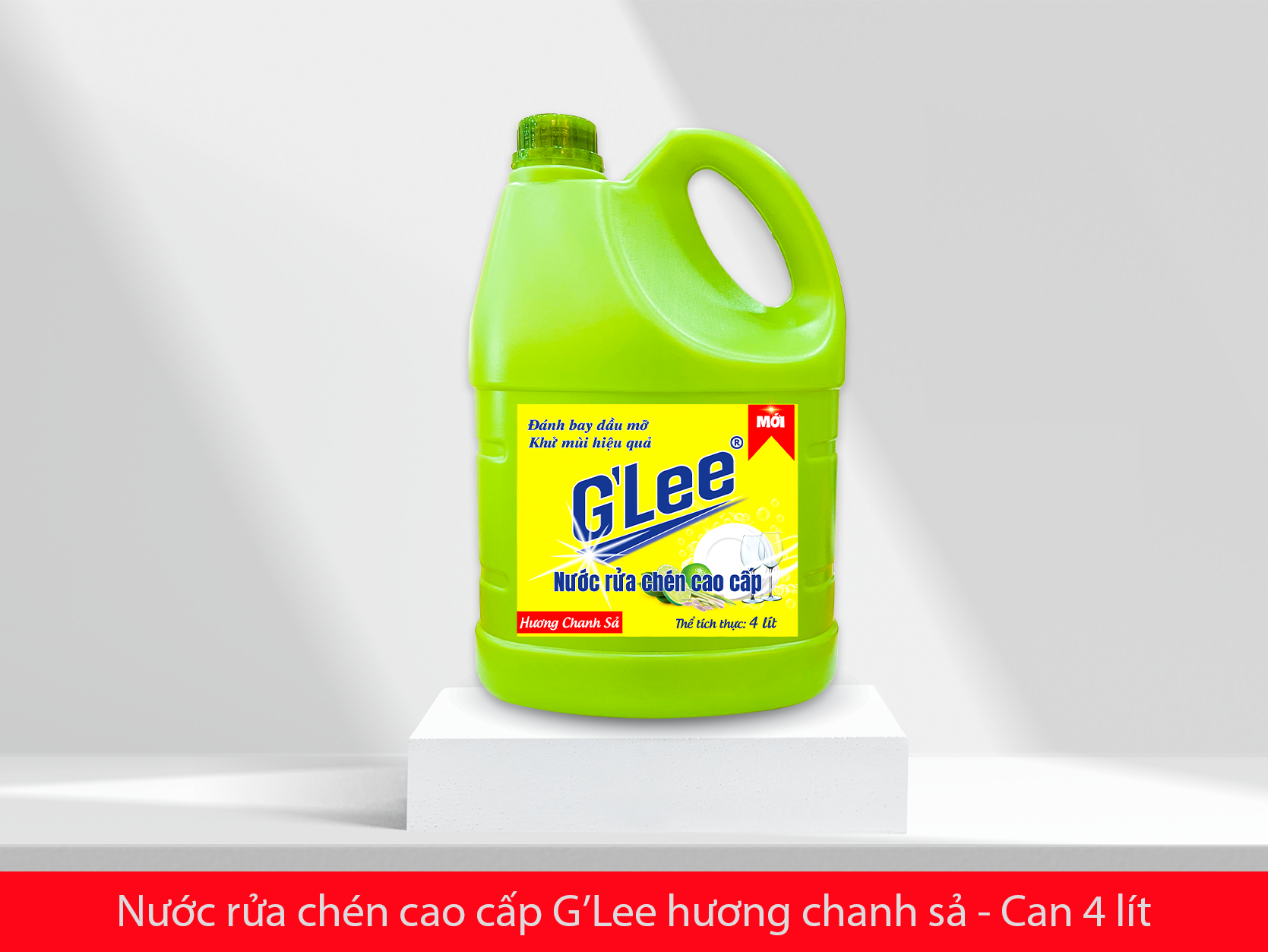 Nước rửa chén cao cấp G’Lee – Hương chanh sả(4L)